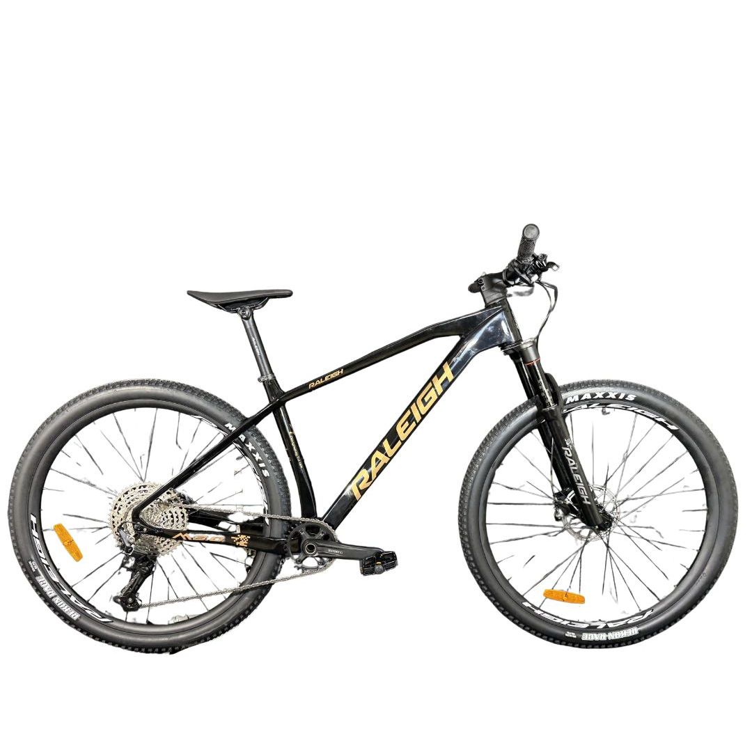 bicicleta-raleigh-80-r29-18-negro-con-dorado